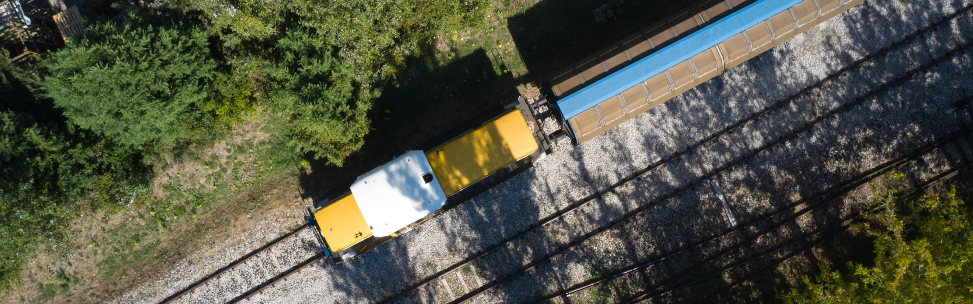 Train on tracks